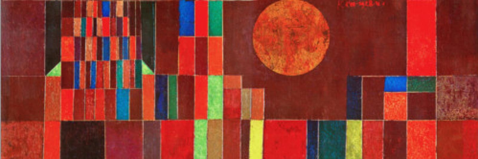 Quadro "Castello e Sole" di Paul Klee