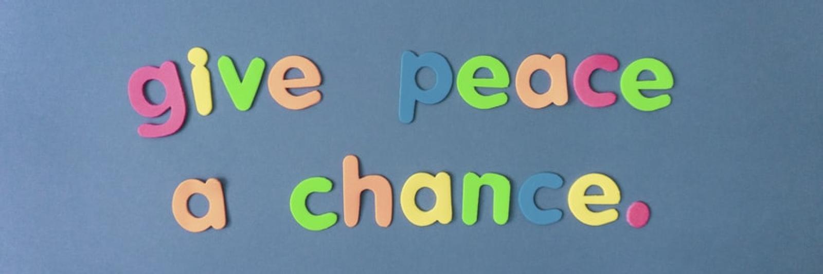 give peace a chance
