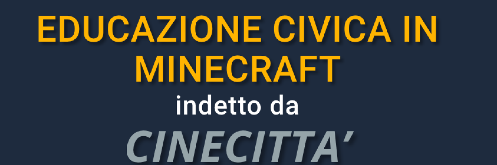 Concorso Minecraft - Educazione Civica