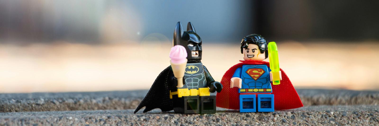 Batman e Robin in versione lego