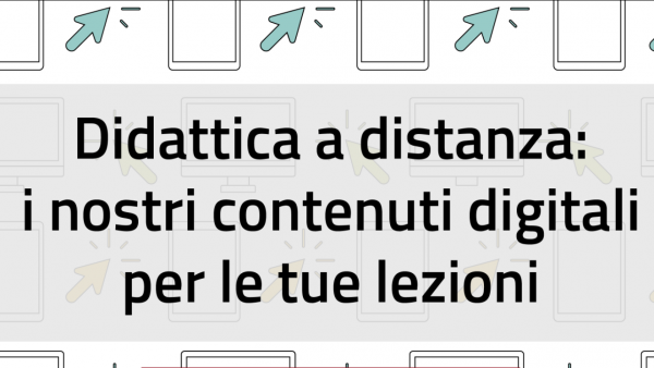 Immagine del sito Mondadori per la didattica a distanza.