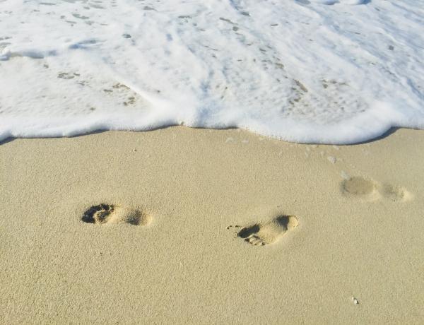 Impronte sulla sabbia