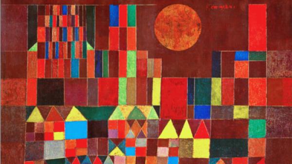 Quadro "Castello e Sole" di Paul Klee