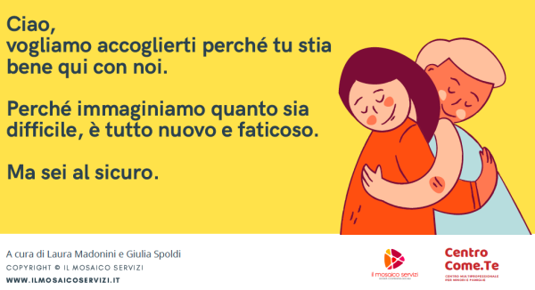 Bambini che si abbracciano