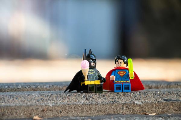 Batman e Robin in versione lego